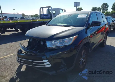 2017 Toyota Highlander Le from USA, damaged, VIN 5TDZZRFH3HS214519